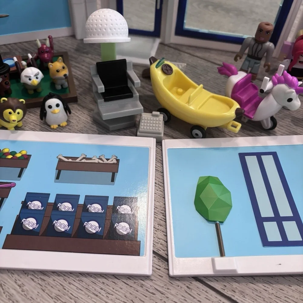 Robolox Lot Of Adopt Me Pet Shop Store Playset Figures Assessories Store